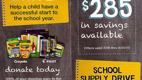 Walgreens August 2013 Coupon Book Cover
