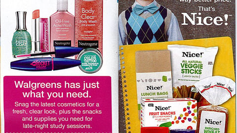 Walgreens Back-to-School Coupon Book Feature