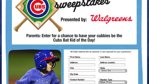 Chicago Cubs Walgreens Sweeps Entry Page