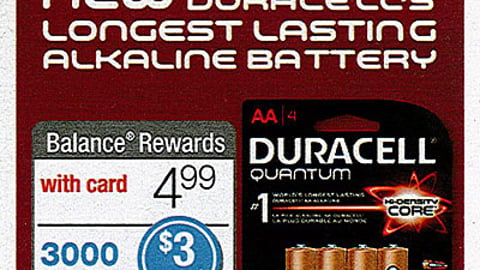 Walgreens Duracell Quantum Feature