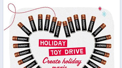 Walgreens Duracell 'Toy Drive' Facebook Update
