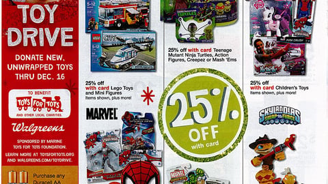 Walgreens Duracell 'Toy Drive' Feature