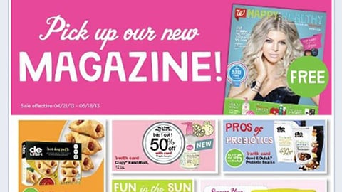 Walgreens 'Happy and Healthy' Facebook Update