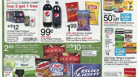 Walgreens 'Game Day Favorites' Feature