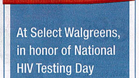 Walgreens Greater Than Aids 'HIV Testing' Feature