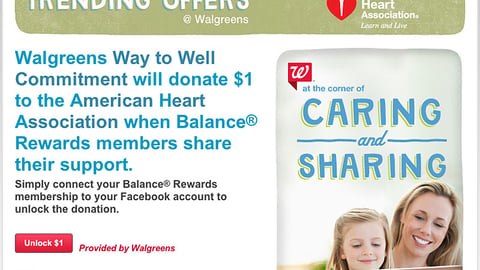 Walgreens 'Caring and Sharing' Online Promotion