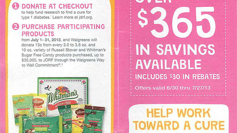 Walgreens July 2013 Coupon Book Cover