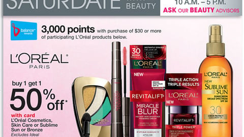 Walgreens L'Oreal 'SaturDate' Feature