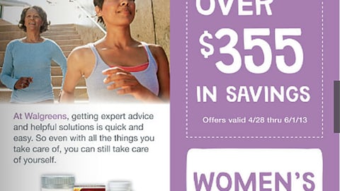 Walgreens May 2013 Coupon Book Cover