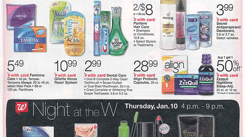Walgreens P&G 'People's Choice Awards' Feature