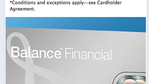 Walgreens 'Balance Financial' Facebook Update
