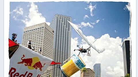Walgreens Red Bull 'Flugtag' Facebook Update