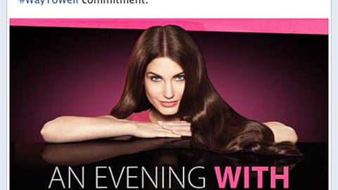 Tresemme Walgreens 'Bright Pink' Facebook Update