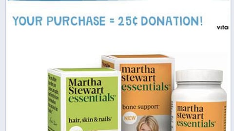 Walgreens Martha Stewart Essentials Facebook Update