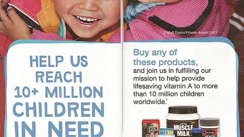 Walgreens Vitamin Angels Coupon Book Feature