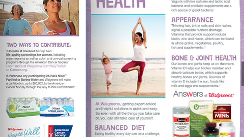 Walgreens 'Women's Health' Coupon Book Features