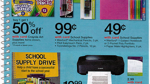 Walgreens Back-to-School Feature