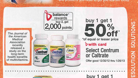 Walgreens 'Resolution Solutions' FSI