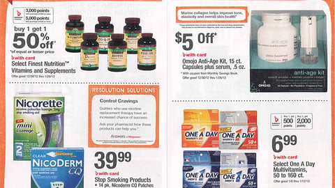 Walgreens Multi-Brand New Year FSI