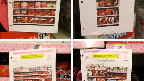 Walgreens Valentine's Day Candy Planograms