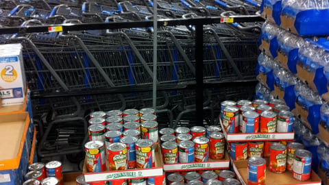 Walmart 'Fighting Hunger Together' Chef Boyardee Pallet