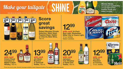 Walgreens Multi-Brand 'Tailgate' Feature