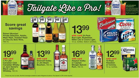 Walgreens Multi-Brand 'Tailgate' Feature