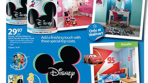 Walmart Disney Paint Feature