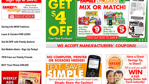 Family Dollar Quaker State Sweepstakes Display Ad