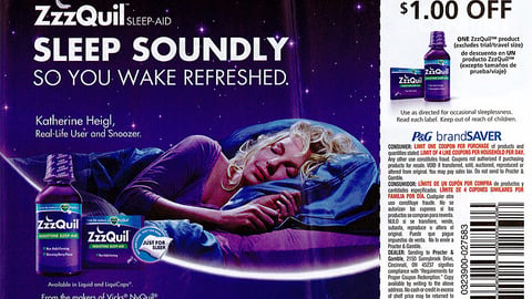 ZzzQuil 'Sleep Soundly' FSI 