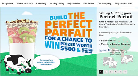 Albertsons 'My Perfect Parfait' Carousel Ad