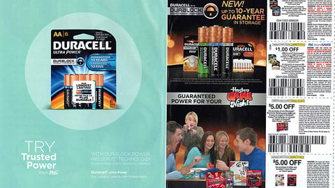 Duracell Hasbro 'Game Night' FSI