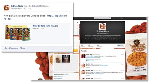 Buffalo Nuts Social Media Pages