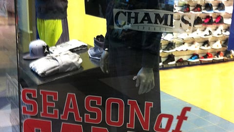 Champs 'Season of Game' Window Cling