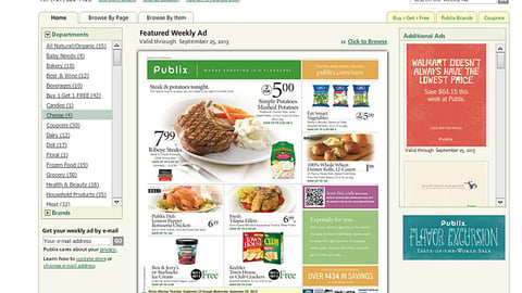 Publix 'Flavor Excursion' Display Ad