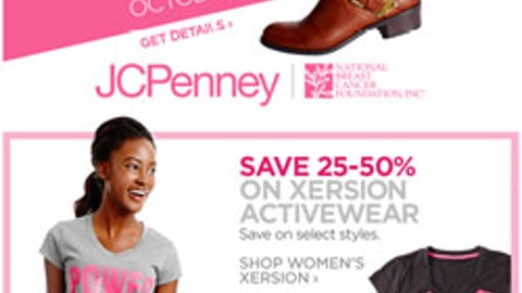 JCPenney 'Breast Cancer' Email