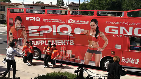 Iovate Epiq GNC Tour Bus