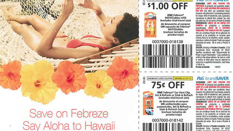Febreze 'Say Aloha' FSI