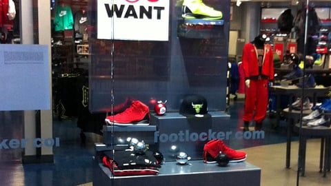 Foot Locker 'Holiday Approved' Window Display