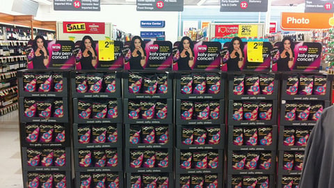 Popchips Katy Perry Floorstands