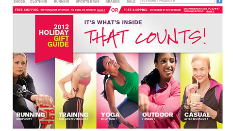 Lady Foot Locker Gift Guide Landing Page