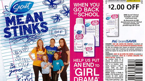 Secret 'Mean Stinks' FSI