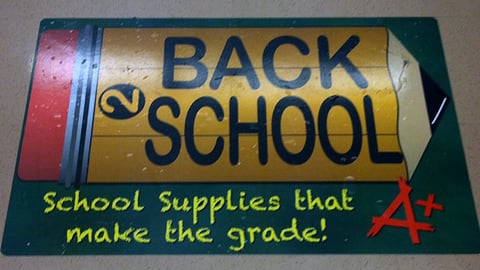 Jewel-Osco 'Back 2 School' Floor Cling