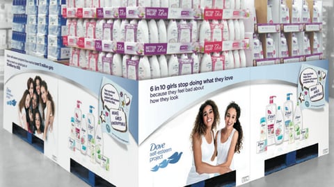 Dove Self-Esteem Project Sam's Club Pallet
