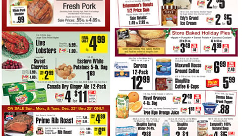 ShopRite Holiday Features
