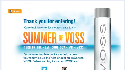 Voss 'Summer of Voss' Facebook Page