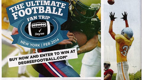 Degree 'Ultimate Football Fan Trip' FSI