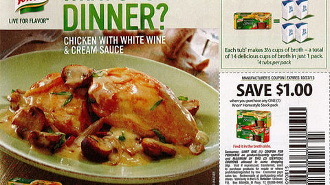 Knorr 'What's For Dinner' FSI