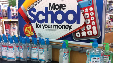 Walmart 'More School for Your Money' Header
