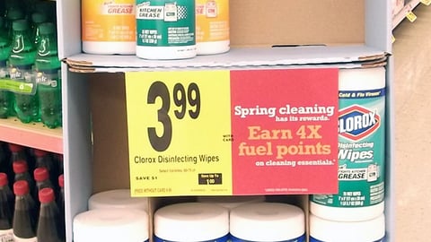Kroger 'Spring Cleaning' Clorox Price Sign